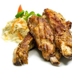 Marinovaná vepřová žebra plochá sous vide