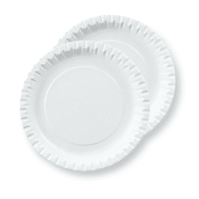 Papírové talíře na pizzu