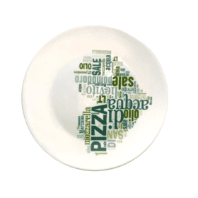 Keramické talíře na pizzu