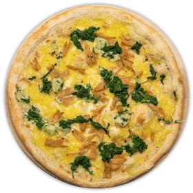 Špenátová pizza vegan